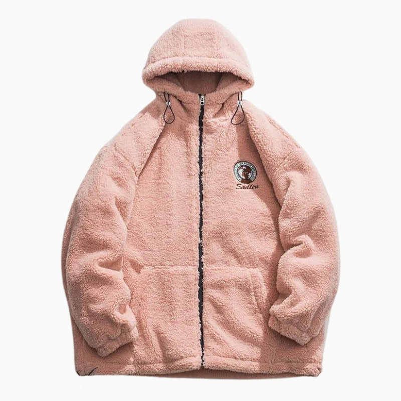 Veste imitation peau de mouton