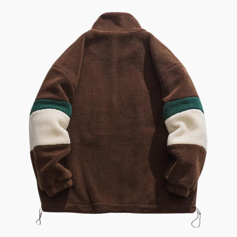 Veste marron moumoute