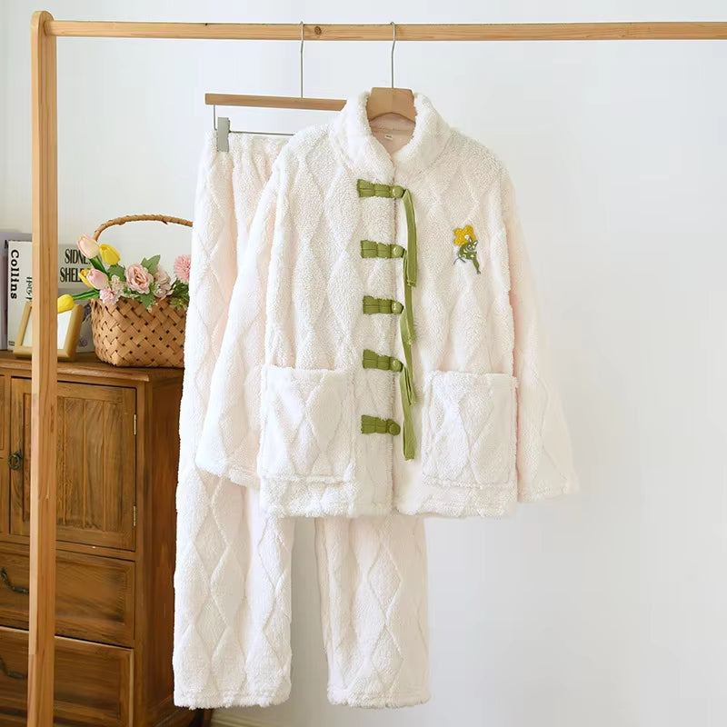 Pyjama douillet femme - 