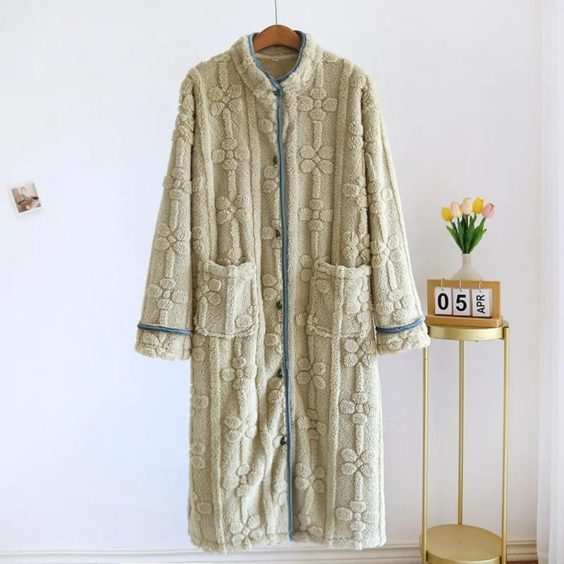 Robe de chambre moumoute - XL