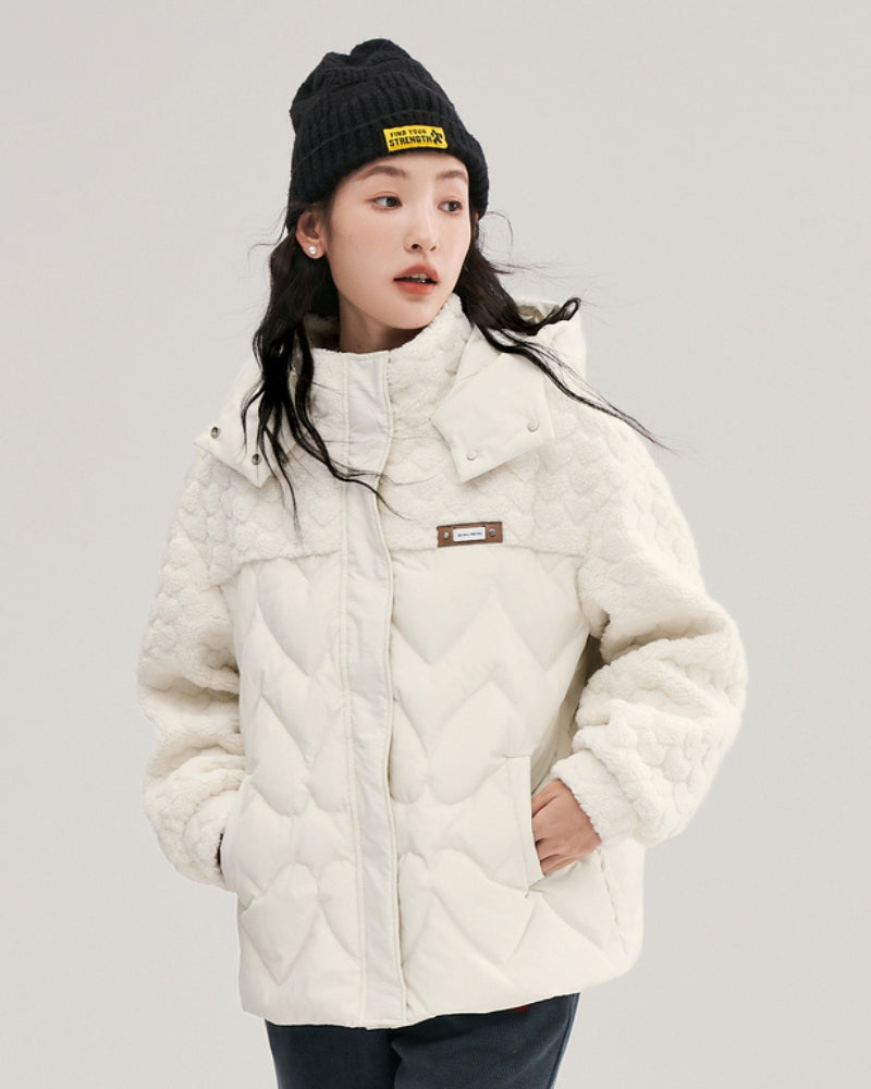 Manteau blanc cassé femme Pilou Pilou