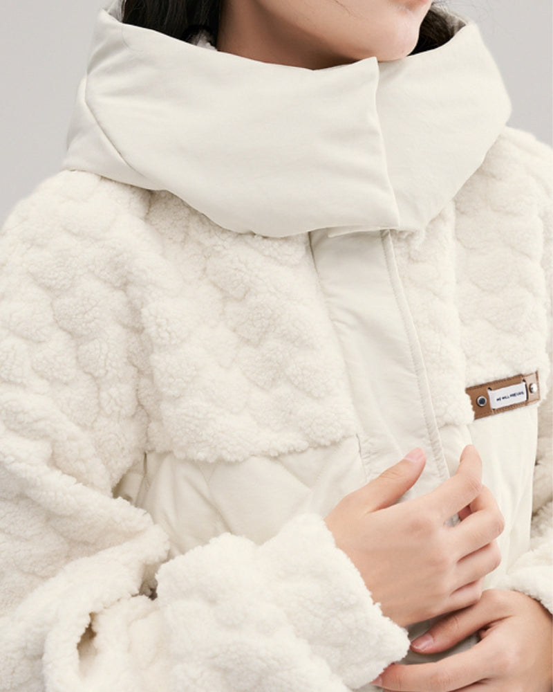 Manteau blanc cassé femme Pilou Pilou