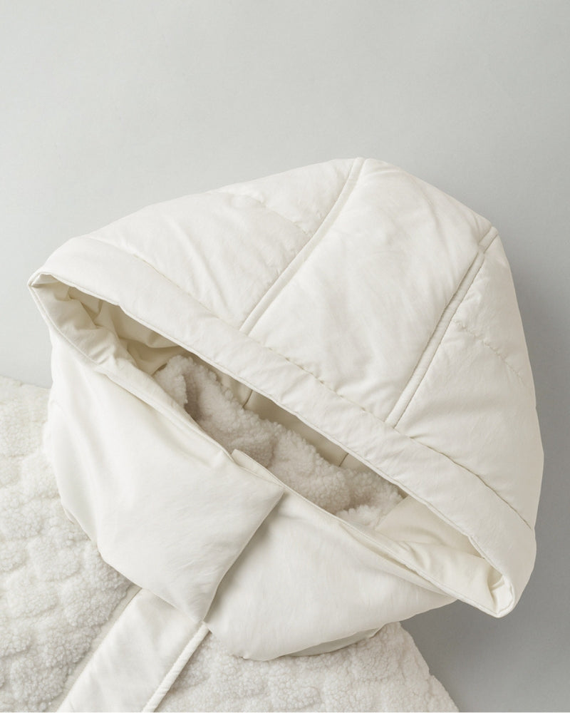 Manteau blanc cassé femme Pilou Pilou