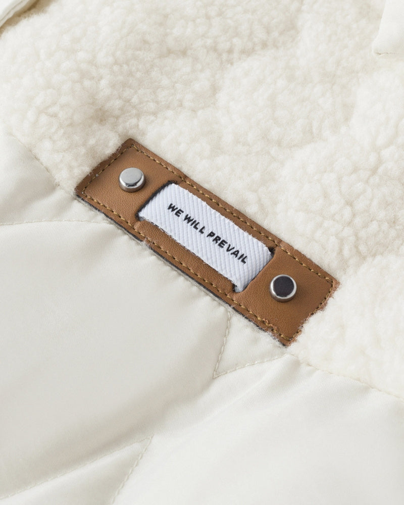 Manteau blanc cassé femme Pilou Pilou