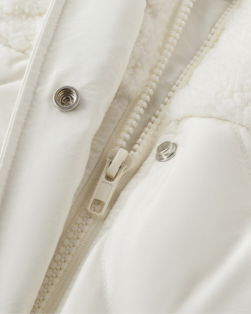 Manteau blanc cassé femme Pilou Pilou