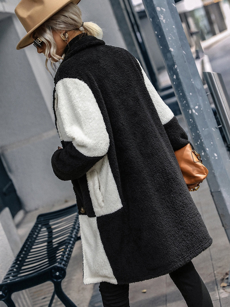 Manteau femme molleton