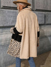 Manteau peluche beige