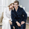 Peignoir femme Pilou bleu marine - 