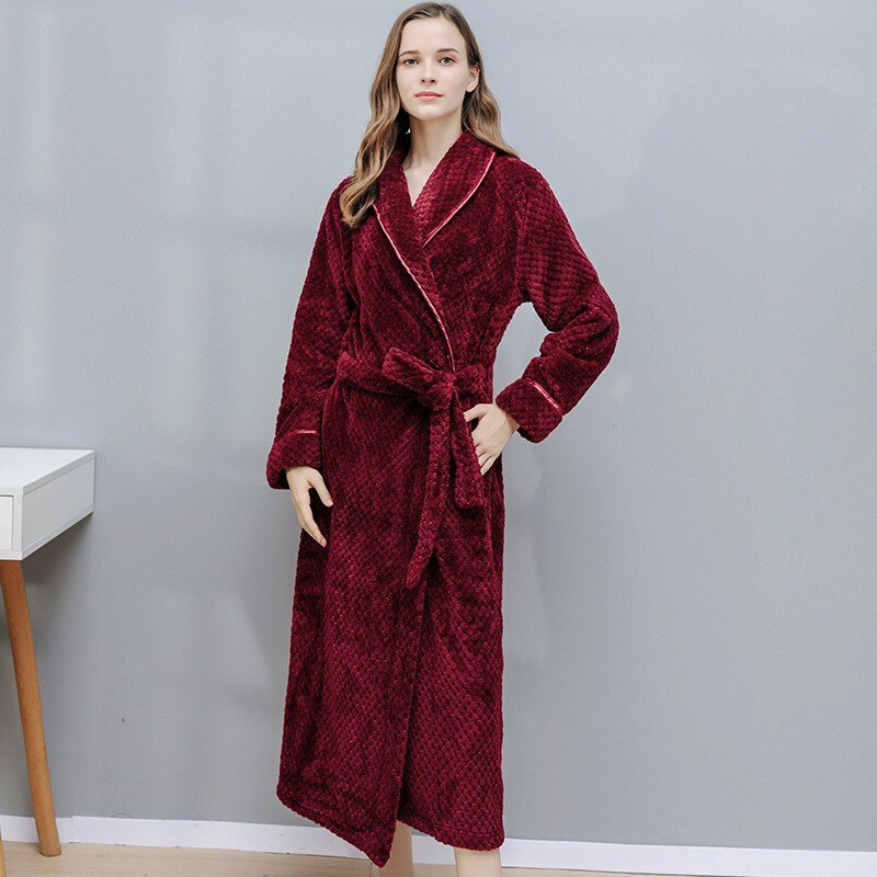 Peignoir Pilou Pilou rouge Bordeaux - 