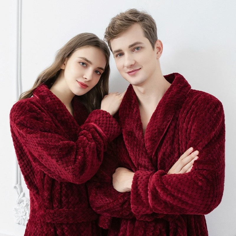 Peignoir Pilou Pilou rouge Bordeaux - 