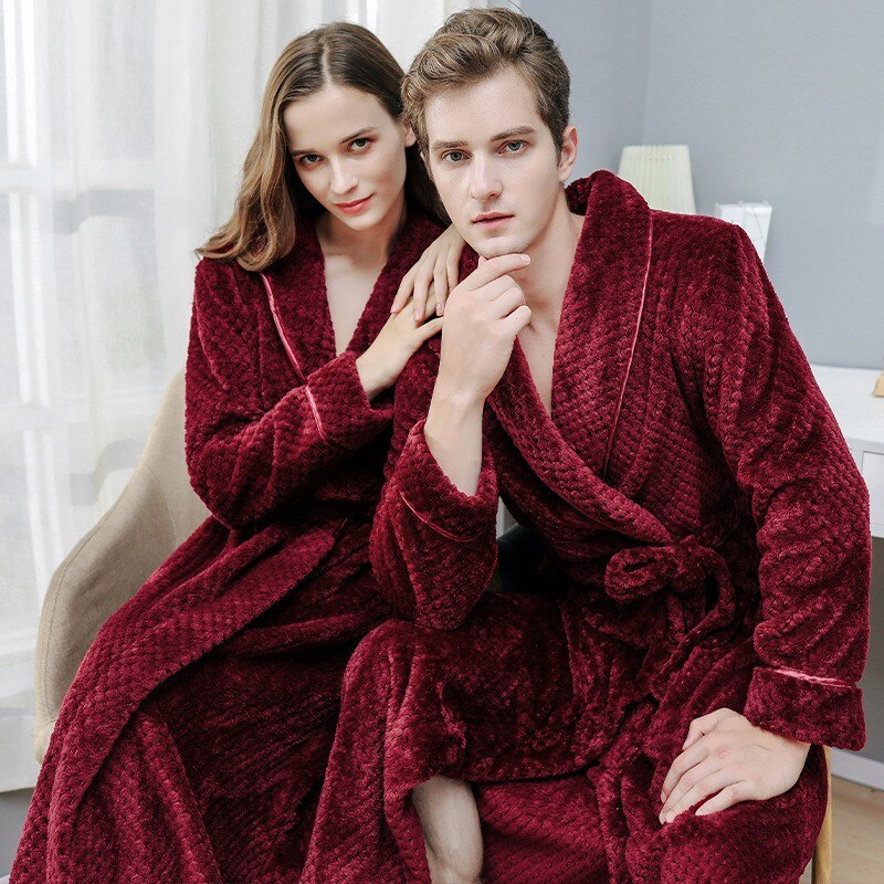 Peignoir Pilou Pilou rouge Bordeaux - 