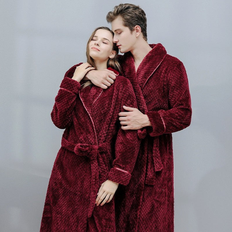 Peignoir Pilou Pilou rouge Bordeaux - 
