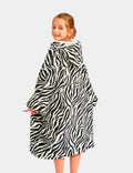 Pull Plaid Enfant Plaid À Manche Enfant Zebre / (Longueur 109cm)