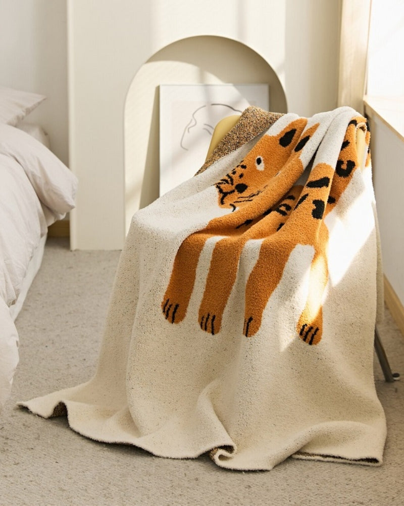 Plaid beige doux