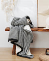 Plaid cocooning canapé