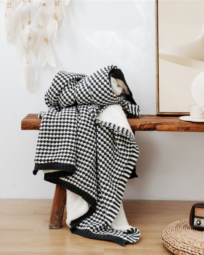 Plaid cocooning canapé