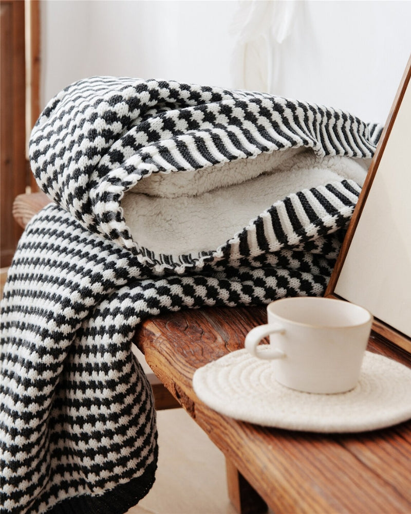 Plaid cocooning canapé