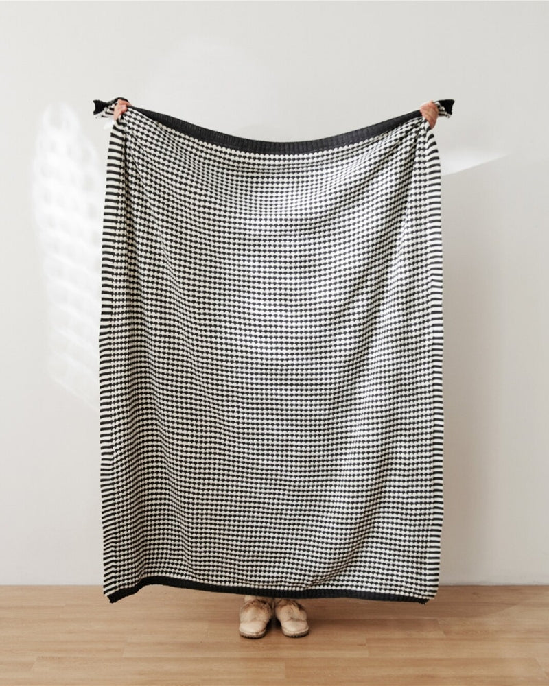 Plaid cocooning canapé