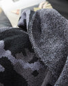 Plaid fourrure noir