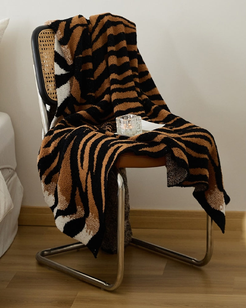 Plaid fausse fourrure