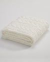 Plaid polaire blanc