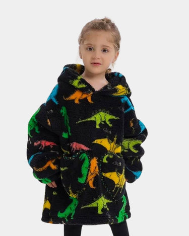 Sweat Plaid Femme Plaid Sweat Plaid Dino Multi Dinosaure / Bébé-60cm