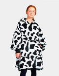 Sweat Plaid Enfant Poncho Chaud Enfant Cow / (Longueur 109cm)