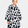 Sweat Plaid Enfant Poncho Chaud Enfant Cow / (Longueur 109cm)