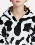 Sweat Plaid Enfant Poncho Chaud Enfant Cow / (Longueur 109cm)