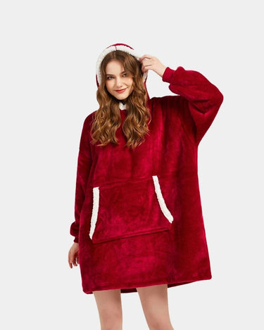 Poncho en Tissu Polaire - Bordeaux Bordeaux The Kloody®