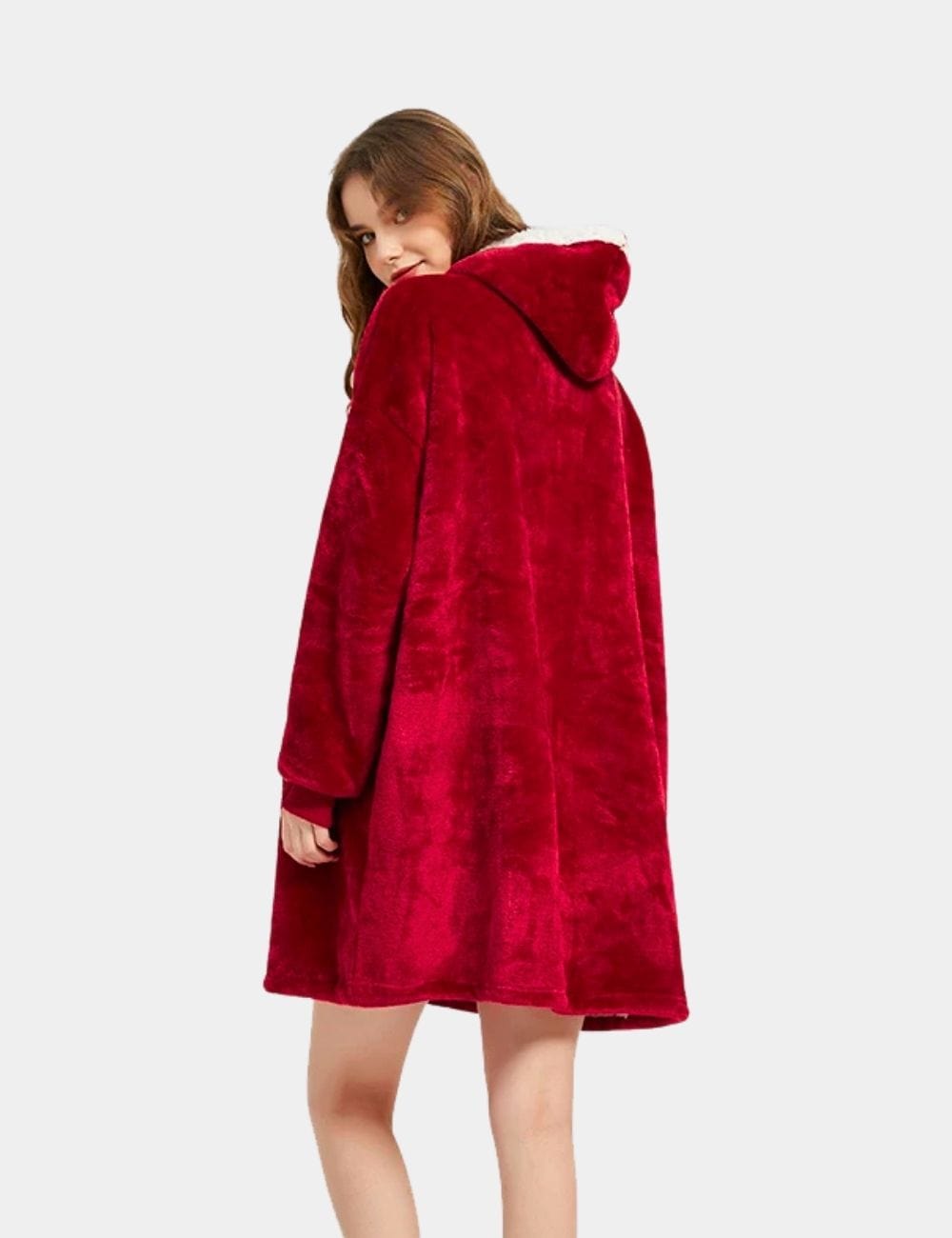 Poncho en Tissu Polaire - Bordeaux Bordeaux The Kloody®