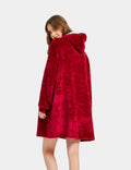 Poncho en Tissu Polaire - Bordeaux Bordeaux The Kloody®