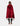 Poncho Plaid Polaire Femme Rouge The Kloody®