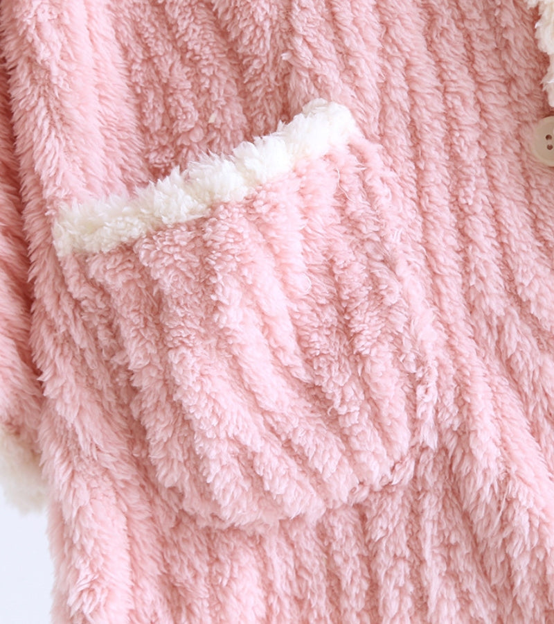 Poncho polaire femme pyjama - 