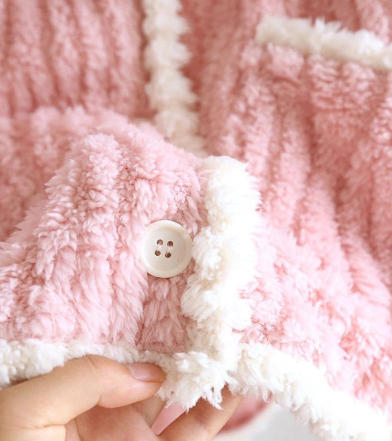 Poncho polaire femme pyjama - 