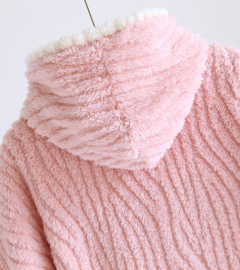 Poncho polaire femme pyjama - 