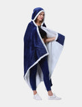 Poncho Polaire Long Bleu Marine The Kloody®