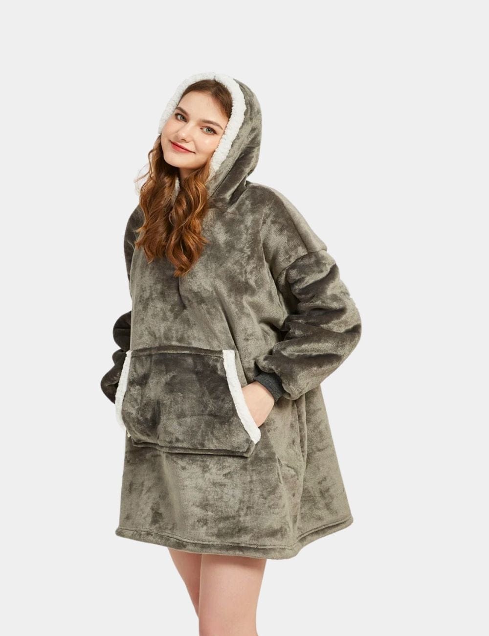 Poncho Polaire Maison Gris The Kloody®