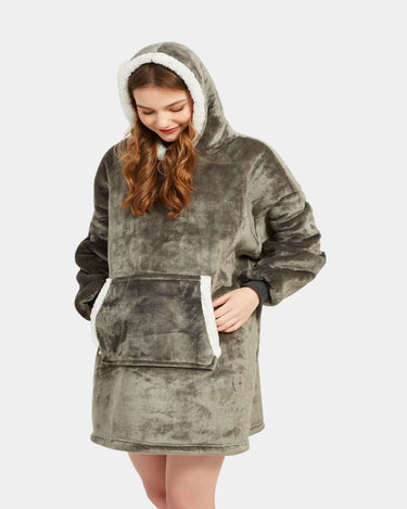 Poncho Polaire Maison Gris The Kloody®