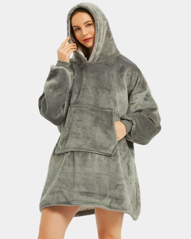 Pull Poncho Polaire Gris The Kloody®