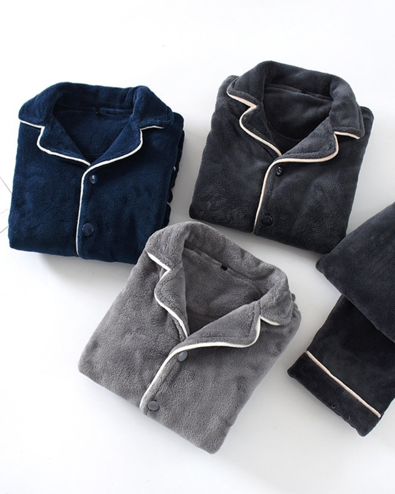 Pyjama homme chaud flanelle