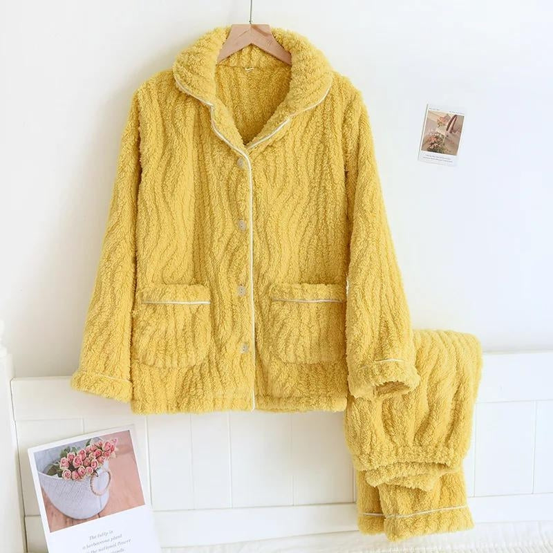 Pyjama jaune Pilou Pilou femme - XL