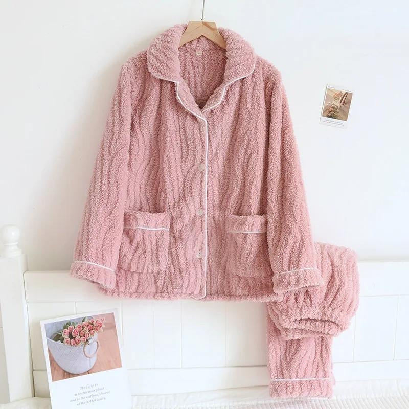 Pyjama rose bonbon Pilou Pilou femme - XL