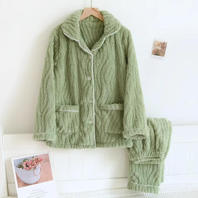 Pyjama vert Pilou Pilou femme - XL