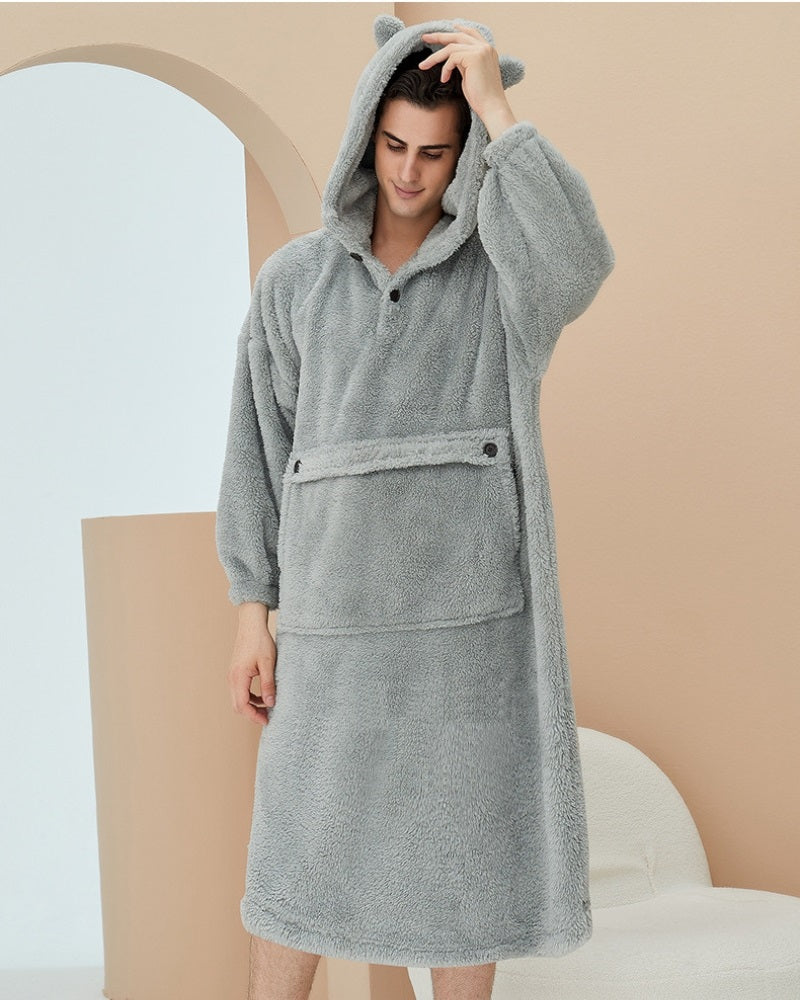 Robe de chambre chaude homme