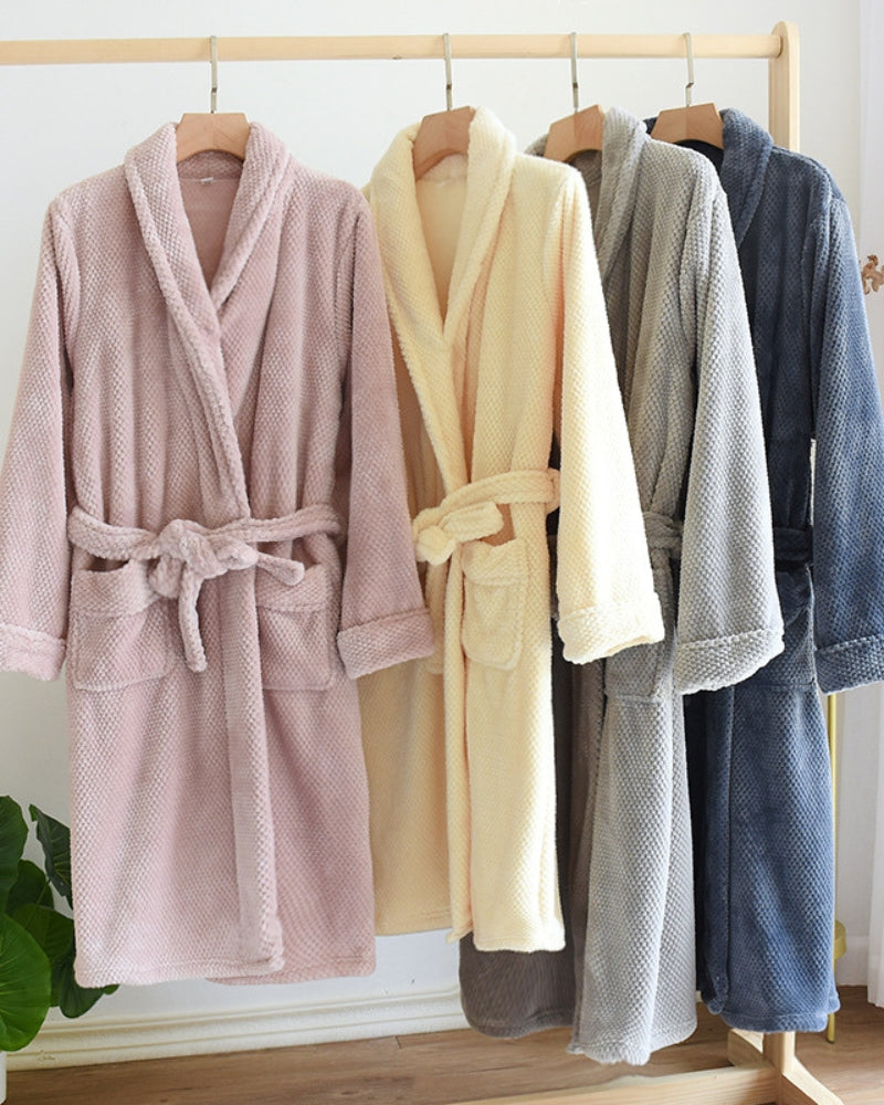 Robe de chambre douce homme
