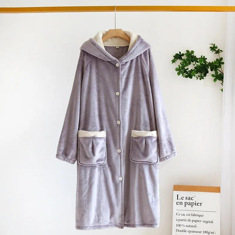 Robe de chambre en éponge - XL
