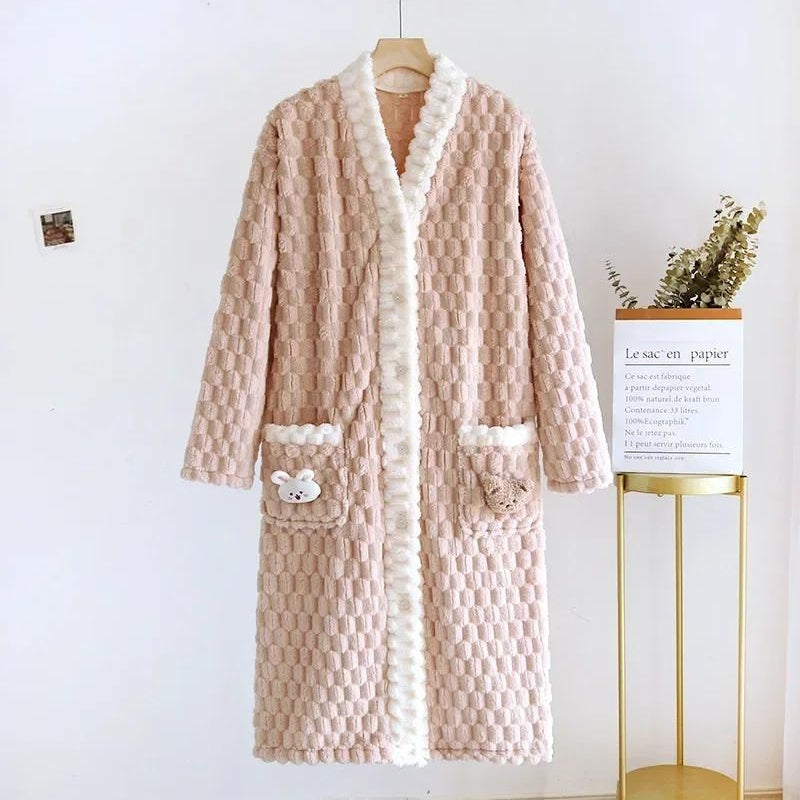 Robe de chambre en laine de Pilou Pilou - XL