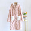 Robe de chambre femme très chaude laine Pilou Pilou - L