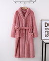 Robe de chambre femme très chaude laine - XL